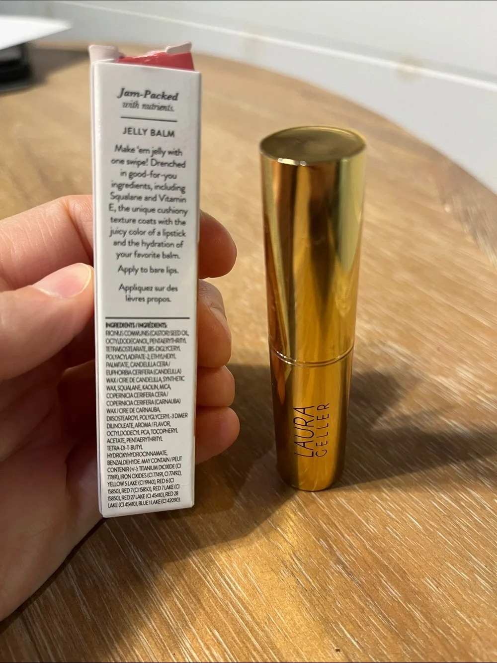 Laura Geller Jelly Balm Hydrating Lip Color — In The Buff